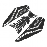 Mootorratta k&uuml;tusepaagi kaitsepadjad Kummist kleebis Sobib KAWASAKI Z400NINJA 250NINJA 400 jaoks