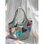 Sweet Love Handbag Ethnic Dumpling Bag Vacation Casual Forest Women Fashion Cute Vegetable Basket Bucket Bag
