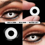 EYESHARE 1Pair Halloween Color Contact Lenses for Cosplay White Contact Anime Colored Eye Lenses Yearly Vampire Red Contact Lens