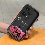 Pehme silikoonist ruudukujulise redeliga printimismustriga telefoni korpus, t&auml;iskaanega kaamera p&otilde;rutuskindel kaitse kummist &uuml;mbris Xiaomi Redmi jaoks Xiaomi Poco C65 valge