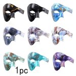 Veneetsia maskiball, kost&uuml;&uuml;mipidu, halloween, karneval, lihav&otilde;tted, pool n&auml;gu, salap&auml;rane ooperifantoommask 1pc