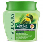 Vatika Wild Cactus Multivitamin Hot Oil Hair Mask - Hair Fall Control (Kaktus-Haarkur gegen schwaches & brechendes Haar) 500g 1 pcs