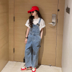 Kevad S&uuml;gis Traksip&uuml;ksid Laste T&ouml;&ouml;riided T&uuml;drukutele Denim Teksariidest Jumpsuit Teismelised 170 helesinine v&auml;rv