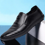 Meeste Vabaaja Mokassiinid Mugavad Kerged Jalatsid Moccasins Hingavad Peales&otilde;idetavad Meeste Nahkkingad Zapatos Hombre Meeste 42 must