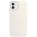 Coque silicone mince pour iphone 13 pro (6,1 ) blanc toucher soyeux