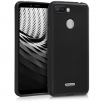 Kwmobile Coque Compatible avec Xiaomi Redmi 6 - Coque Protectrice pour T&eacute;l&eacute;phone en Silicone noir mat 45583.47