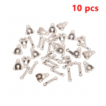 10 komplekti metallist p&uuml;ksid &uuml;likond p&uuml;ksid konksu n&ouml;&ouml;biga seelik n&auml;htamatud konksud ja silmad, sulgur Kinnitus pannal isetehtud p&uuml;ksid reguleerimispandlad A h&otilde;be