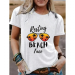 YYFS naistemood vabaaja suve kevadised l&uuml;hikeste varrukatega O-kaelusega pluusid ja s&auml;rgid S