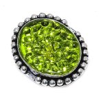 Moldavite Quartz Gemstone Handmade 925 Sterling Silver Jewelry Ring Size 10 m9l10