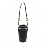 Kunstnahast tassi kate. Kaasaskantav joogihoidja kuuma k&uuml;lma isolatsioonitass must