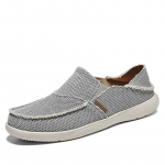 Mugavad k&auml;sitsi valmistatud meeste l&otilde;uendkingad Suvekingad meestele Uued meeste loaferid Klassikalised slip-on mehe mokassiinid Kerged s&otilde;idujalatsid 39 hall v&auml;rv