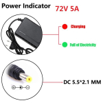 12V 24V 36V 48V 60V 72V Laadija 2A 3A 5A Liitium-ioon Akupaki Laadija 42V 54.6V 5A Intelligentne Kiirlaadimine EU Pistik Jahutusventilaatoriga 72V 84V 5A DC