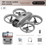 2025 UUS D16 Mini Droon 180&deg; Elektriliselt Reguleeritava 8K HD Kaameraga WiFi Optilise Voolu Droon Tasku Takistuste V&auml;ltimise RC Kvadkopter 8K 2 Battery hall