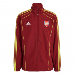 Adidas Arsenal Jalgpall Vabaaja Kultuur Retro Seisukrae Mugav Pikkade Varrukatega Jakk Meeste Jakk Punane JN1961 3XL