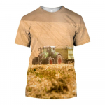 3D traktori printimine Meeste T-s&auml;rk Suvine trend Farmer vormiriietus Mood Harajuku Suurem&otilde;&otilde;tmeline T-s&auml;rk Vabaaja &Uuml;markaelusega pluus Topid S