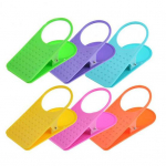 Clip on Cup Holder Mug Holder Clamp for Camping Chair Sunbed 6.5cm Diameter Portable Desk Side Mug Holder for Office Auto Travel Family 2pcs