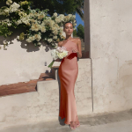 Naiste Design Sense seljata spagetirihm, soliidne anklipikkusega kleit V-kaelusega k&otilde;rge v&ouml;&ouml;kohaga L