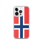 Coque T&eacute;lephone Drapeau Svalbard et de Jan Mayen &ndash; iPhone 14 Pro