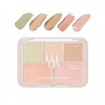 LUNA Conceal Blender Palette 6g + Dual Brush Set 01 Clear Cover