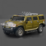 Uus 1/18 Hummer H2 Highway 61 maasturi sulamist automudel survevalatud metallist m&auml;nguasi suur maastikus&otilde;iduki automudeli simulatsioon heli ja valguse poiste kingitus roheline