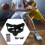 NinaKaitse N&auml;o Elastne Rihm Reguleeritav T&auml;iskasvanutele Kaitsja J&otilde;usaal Jalgpall Black Headband