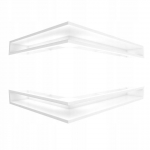 NURGA&Otilde;RE LUFT 600x400x90 45S VALGE 2 tk