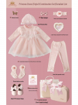 V&auml;ikese printsessi beebikingituskomplekt: Roosa kleit 100 p&auml;evast 1. eluaastani, Kevad/S&uuml;gis Size 73 (3-6 Months)