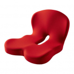 Yousheng M&auml;luvahust Istmepadi Seljatoega Ergonoomiline Nimmetugi Pehme Puudutus Stressi Leevendamine L-kujuline Toolipadi A punane