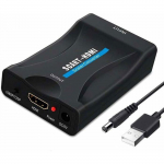SCART-HDMI adapter - PZCC - 720p/1080p - Plug and Play - ABS - Must