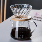 600ml Pour Over kohvimasina komplekt Klaasist karahvini kohv klaasist kohvifiltriga tilguti kohvimasina komplekt koju v&otilde;i kontorisse
