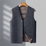 Uus villane villane vest meeste sulevest varrukateta vest isa sulevest hobusevillane jakk M