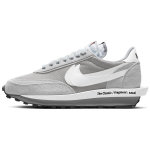 Fragment Design x sacai x Nike LDV Waffle Light Smoke Grey Unisex tossud Valge Must DH2684-001 36.5