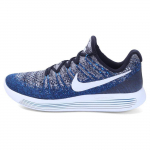 Nike LunarEpic Low Flyknit 2 Foto Sinine Meeste Tossud Must-S&uuml;gav-Kuninglik-Sinine-Valge 863779-007 39