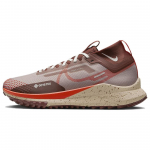 Nike React Pegasus Trail 4 GORE-TEX Diffused Taupe Picante Red Naiste Tossud Cream Dark-Pony Sail DJ7929-200 35.5