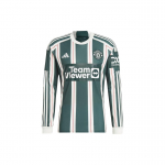Adidas Man Utd Pikak&auml;eline &Uuml;mmarguse Kaelusega S&auml;rk 23/24 Meeste Topid Roheline IA7223 XS