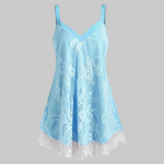 Lace Patchwork Naiste suvised V-kaelusega p&auml;itsetega topid vabaaja varrukateta tuunikas&auml;rk Naiste seksikas Camisole Plus Size avara pulloveriga vest S