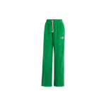 Adidas Originals Sametp&uuml;ksid &Uuml;hev&auml;rvilised Tikitud Logoga Elastne Kitsas Sirge Spordip&uuml;ksid Naiste P&uuml;ksid Roheline IB2049 XXS