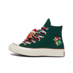 Converse Chuck 70 High X-Mas Piparkook & Kudumuss - Kesk&ouml;ine Ristikhein Meeste Tennised Roheline Egrett Karu-Une A12455C 35
