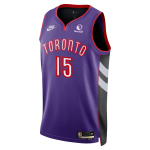 Nike X NBA Toronto Raptors Dri-Fit Swingman HWC Vince Carter Moodne Mugav Mitmek&uuml;lgne Varrukateta Korvpallis&auml;rk Unisex s&auml;rk FQ4688-504 S blue