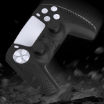 Silikoonist k&auml;epideme katte nahka kaitsva kummist &uuml;mbrise komplekt PlayStation 5 PS5 kontrolleri jaoks