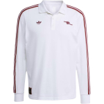 Adidas Originals SS25 Arsenal Terrace Ikoonid Mood Pullover Pikkade Varrukatega Polo S&auml;rk Meeste Polo S&auml;rgid JM9396 L white