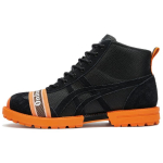 Onitsuka Tiger Rinkan Retro Kangast Vastupidavad K&otilde;rge S&auml;&auml;rega Vabaaja Jooksukingad Unisex Tossud Must Oranž 1183B843-001 44
