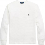 Polo Ralph Lauren tikitud vahvlikud &uuml;mmarguse kaelusega pikavarukaga dressipluus Meeste dressipluus 710767967-001 XL