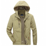 Paksu meeste tuulekindel High Street Army roheline jope suures suuruses XL khaki
