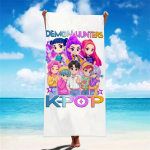 K-POP R&auml;tikud D-Demon-Hunters Mikrokiud Liivavastane Kiiresti Kuivav Vannir&auml;tik Parimad S&uuml;nnip&auml;evakingitused T&uuml;drukutele Naistele Ujumispeoks 50x100cm&1pc