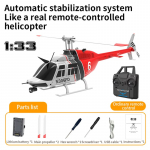 LYZRC 2025 uuendatud RC helikopter 1:33 Simulatsioonlennuk 4 Kanaliga G&uuml;roskoop K&otilde;rguse Hoidmine RC Helikopter Lennuk M&auml;nguasi Sobib Lastele Kingituseks 1 battery punane