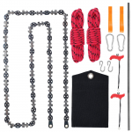 53-tolline k&auml;sitross-saag, terav k&auml;sitsi puuokste kettsaag 68 hambaga, kokkupandav taskutross-saag, puude l&otilde;ikamise t&ouml;&ouml;riist