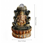 1 tk, Lauapealne purskkaev Ganesha elevandi kuju Buddha kaunistus Kodu kaunistus Valgustatud pallikaunistusega koduks 110V US Plug