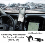 KUNGKIC Telefonihoidik Subaru Forester 2025-UP LHD RHD Autole Gravitatsiooniline Mobiilne Tugi Telefonihoidik P&ouml;&ouml;ratav Alumiiniumklamber