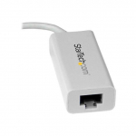 Adaptateur r&eacute;seau USB-C vers RJ45 Gigabit Ethernet - STARTECH.COM - USB 3.1 Gen 1 (5 Gb / s) - Blanc